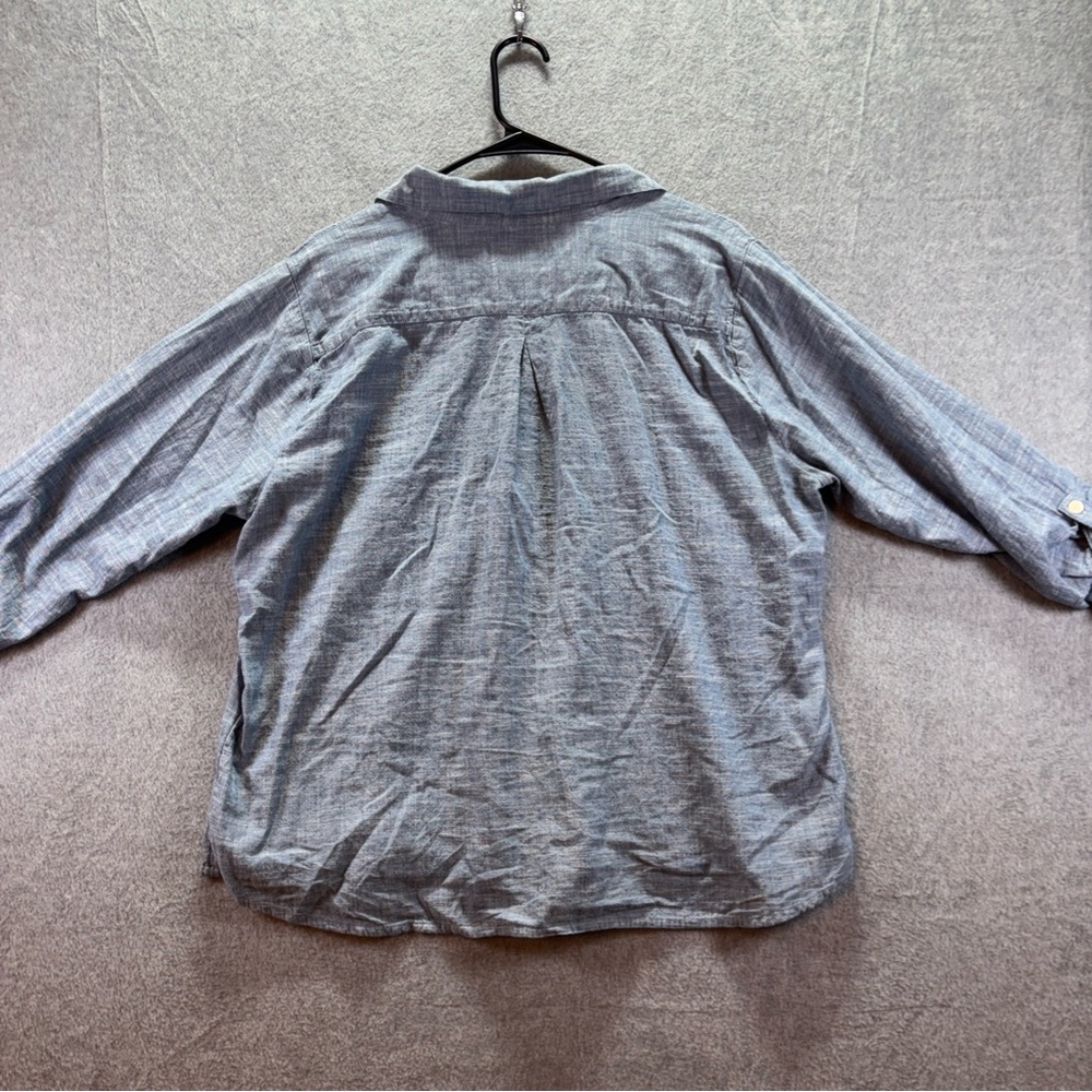 Aventura Organic Cotton Womens XL Denim Button Up Long Sleeve - Picture 6 of 7